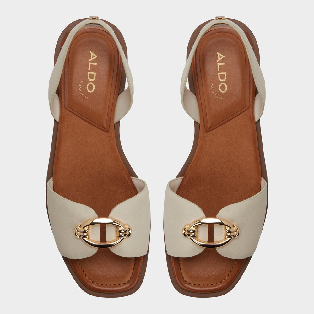 Calelian in Other White - Flat sandal