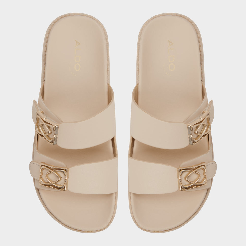 Footbed sandal Mungos in Cream - Footbed sandal