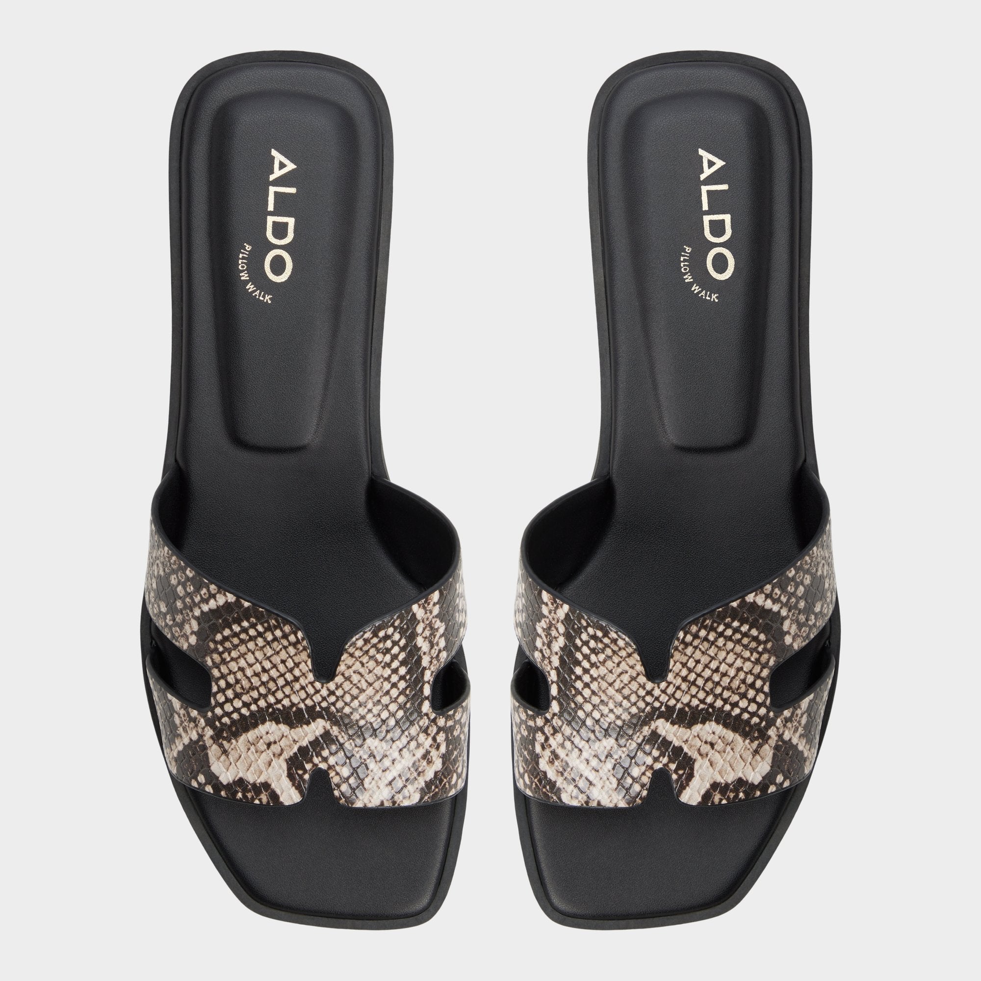 Itsandal in Open Brown 14190528 - Slide sandal