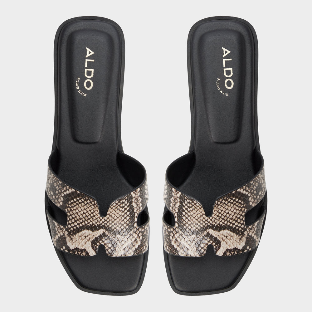 Itsandal in Open Brown 14190528 - Slide sandal