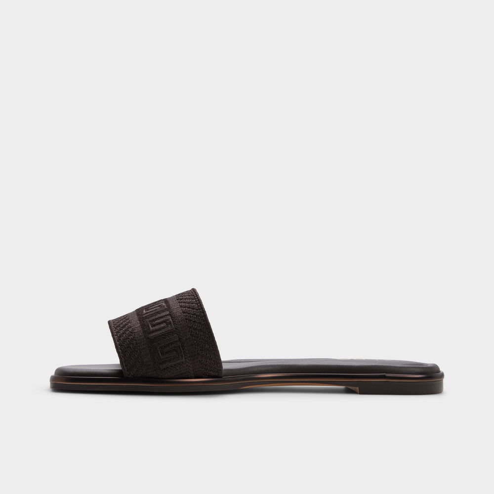 Oceania in Dark Brown 14298155 - Slide sandal