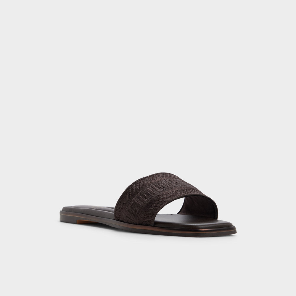 Oceania in Dark Brown 14298155 - Slide sandal