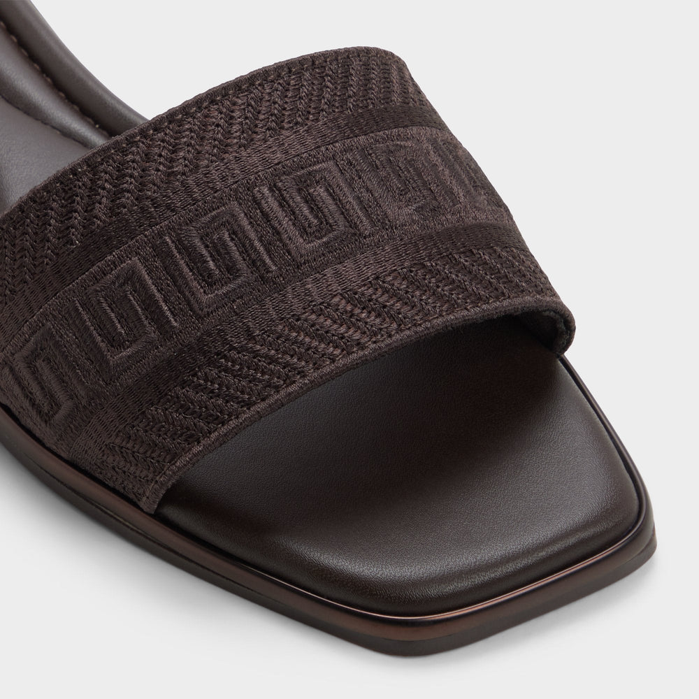 Oceania in Dark Brown 14298155 - Slide sandal