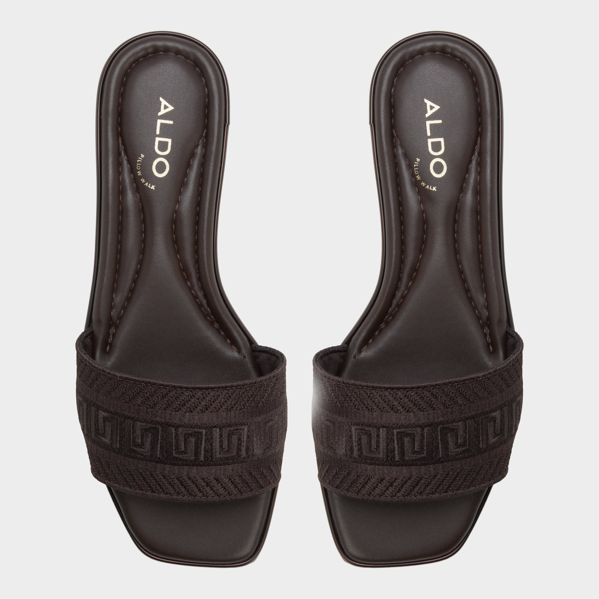 Oceania in Dark Brown 14298155 - Slide sandal