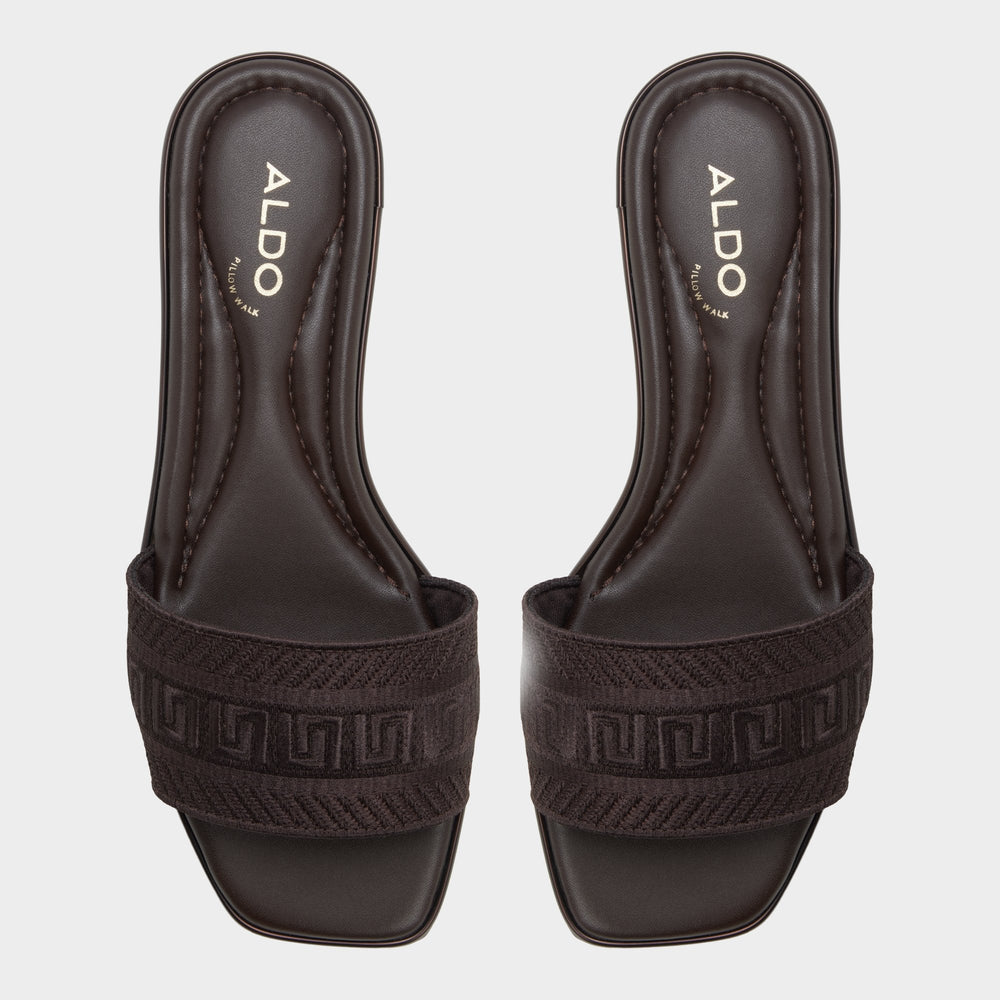 Oceania in Dark Brown 14298155 - Slide sandal