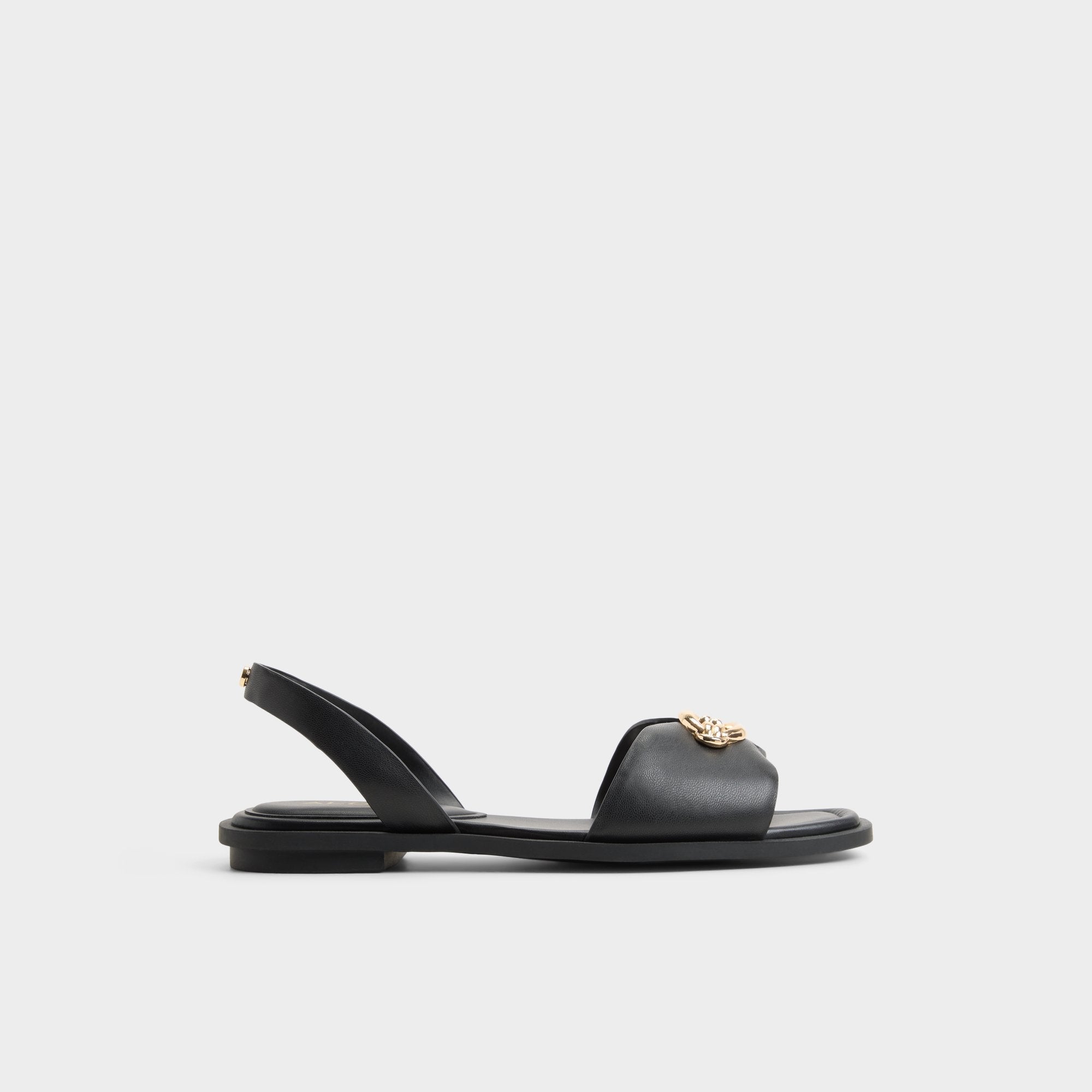 Calelian in Black - Flat sandal