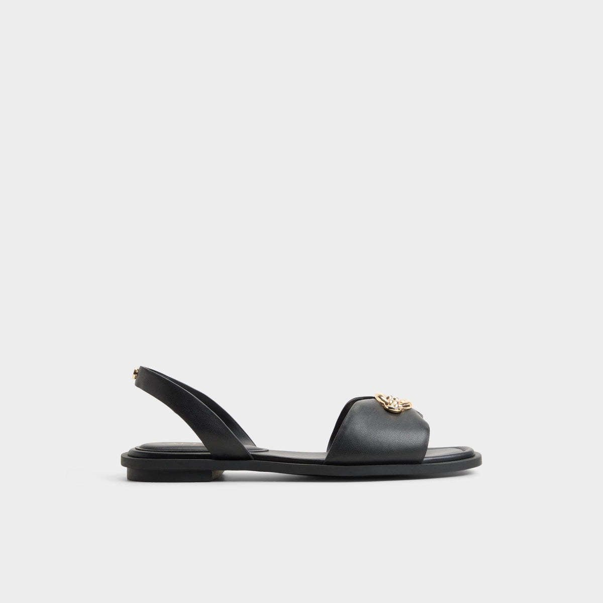 Calelian in Black - Flat sandal