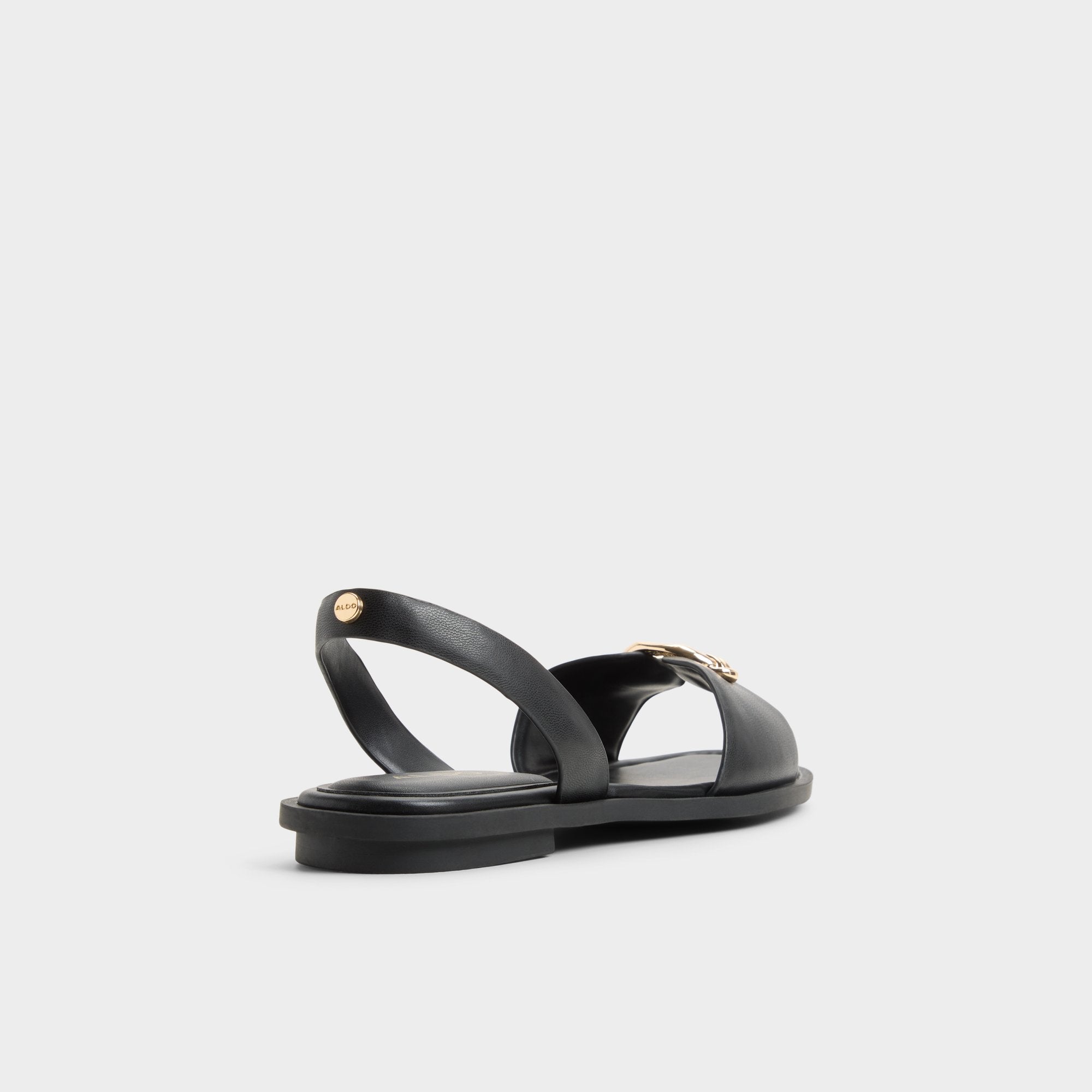 Calelian in Black - Flat sandal