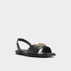 Calelian in Black - Flat sandal