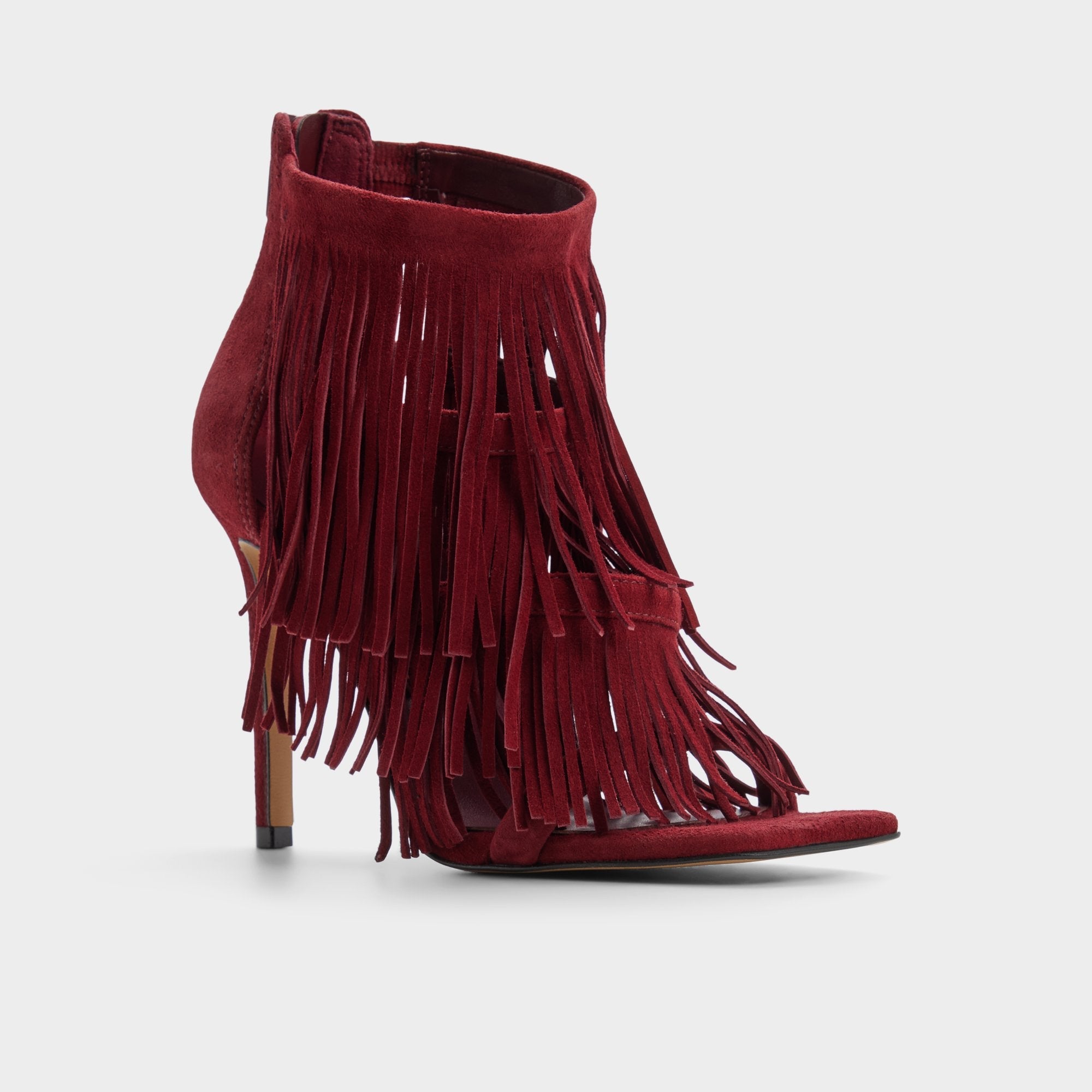Nahana in Bordo - Strappy heeled sandal Stiletto heel