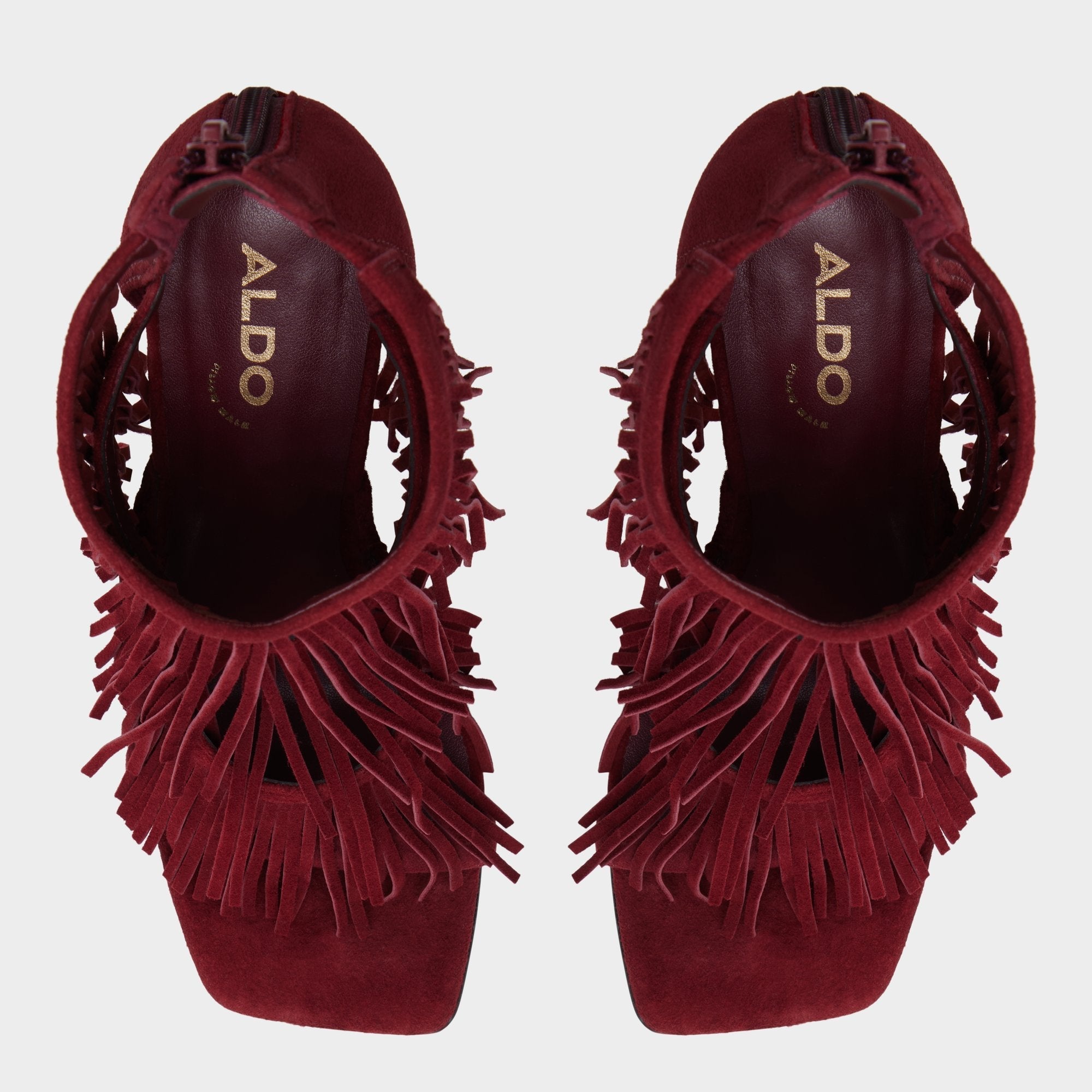 Nahana in Bordo - Strappy heeled sandal Stiletto heel
