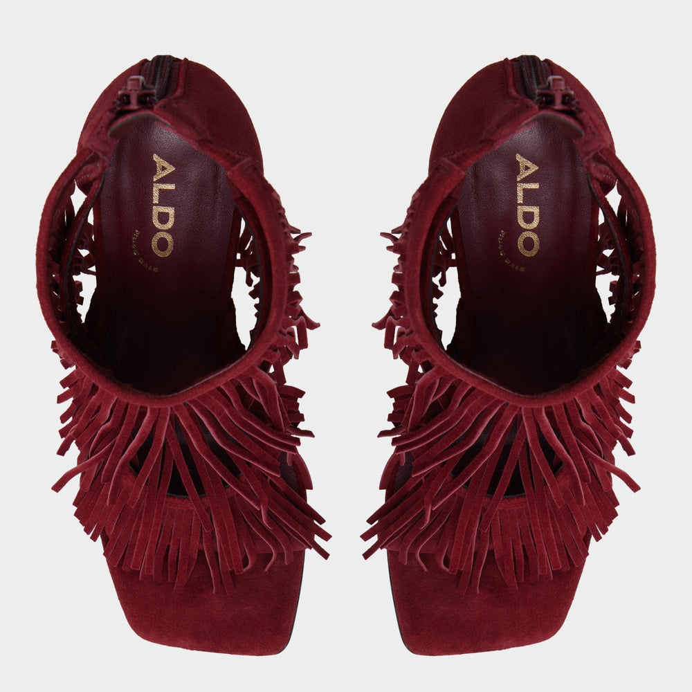 Nahana in Bordo - Strappy heeled sandal Stiletto heel