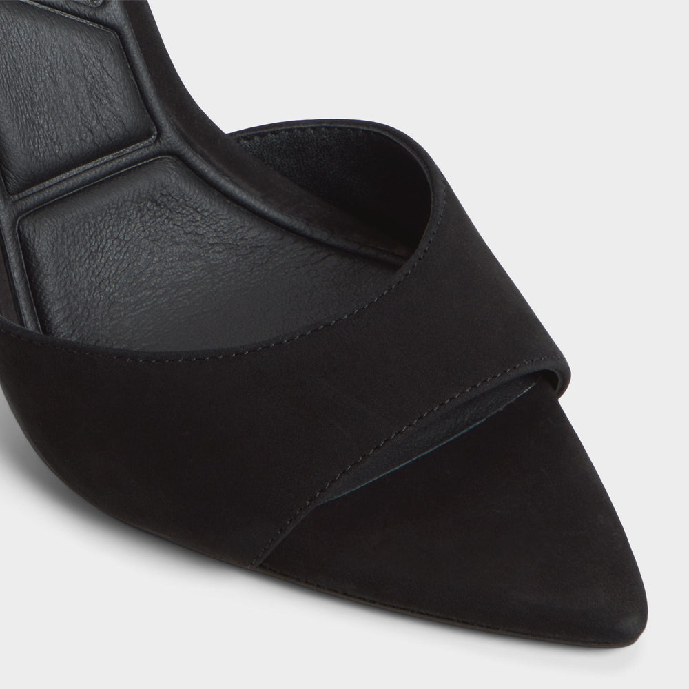 Medeza in Black - Strappy heeled sandal