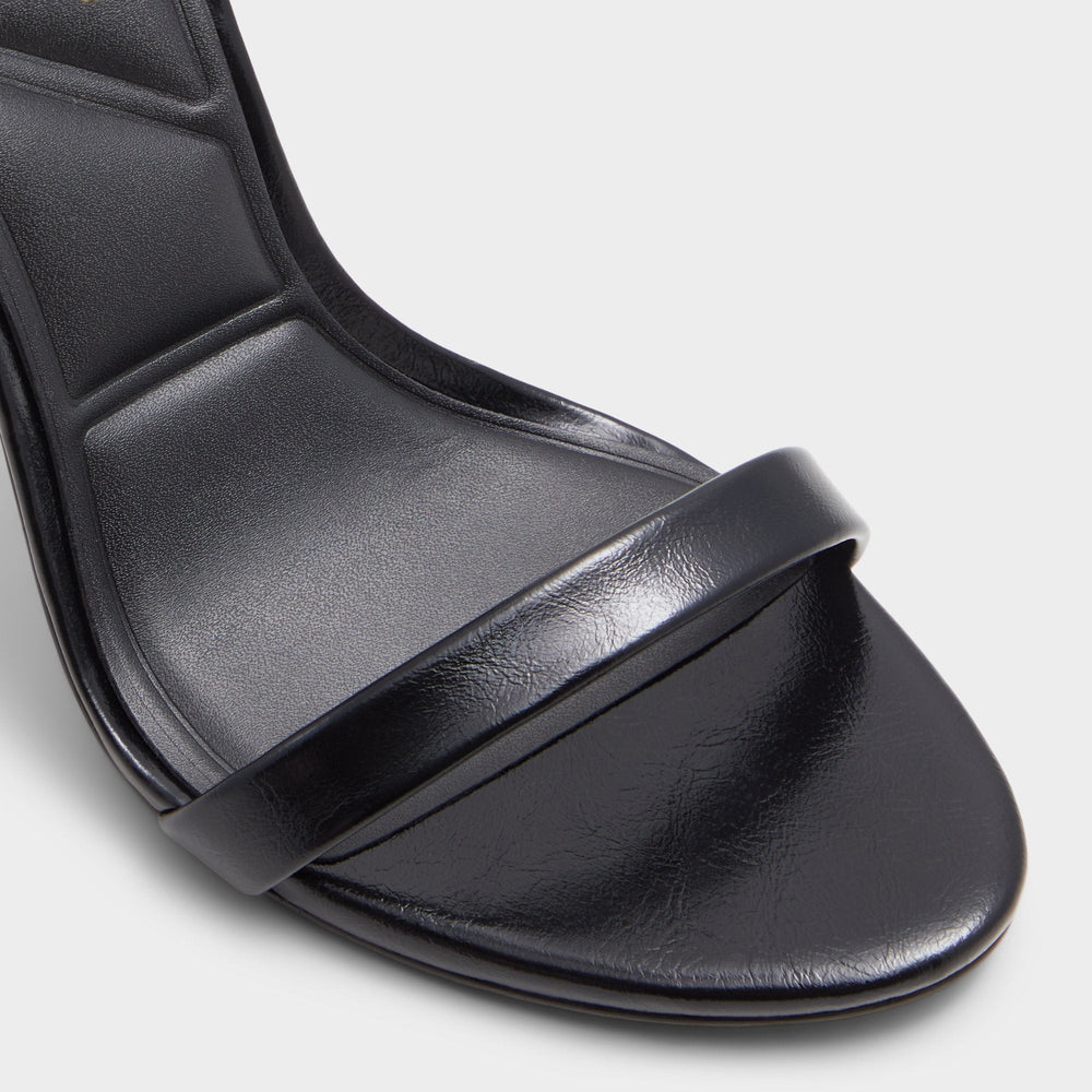 Maristou Black Women's Strappy sandals - Heeled sandal Stiletto heel