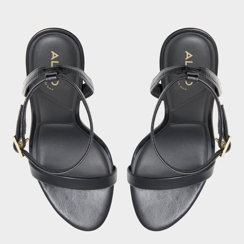 Maristou Black Women's Strappy sandals - Heeled sandal Stiletto heel