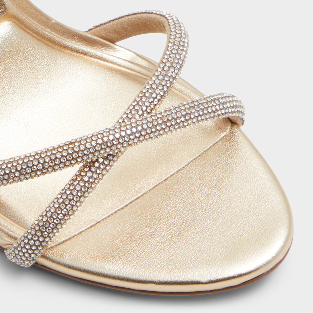 Stiletto heel Manaelden Gold Women's Heeled sandals - Strappy heeled sandal