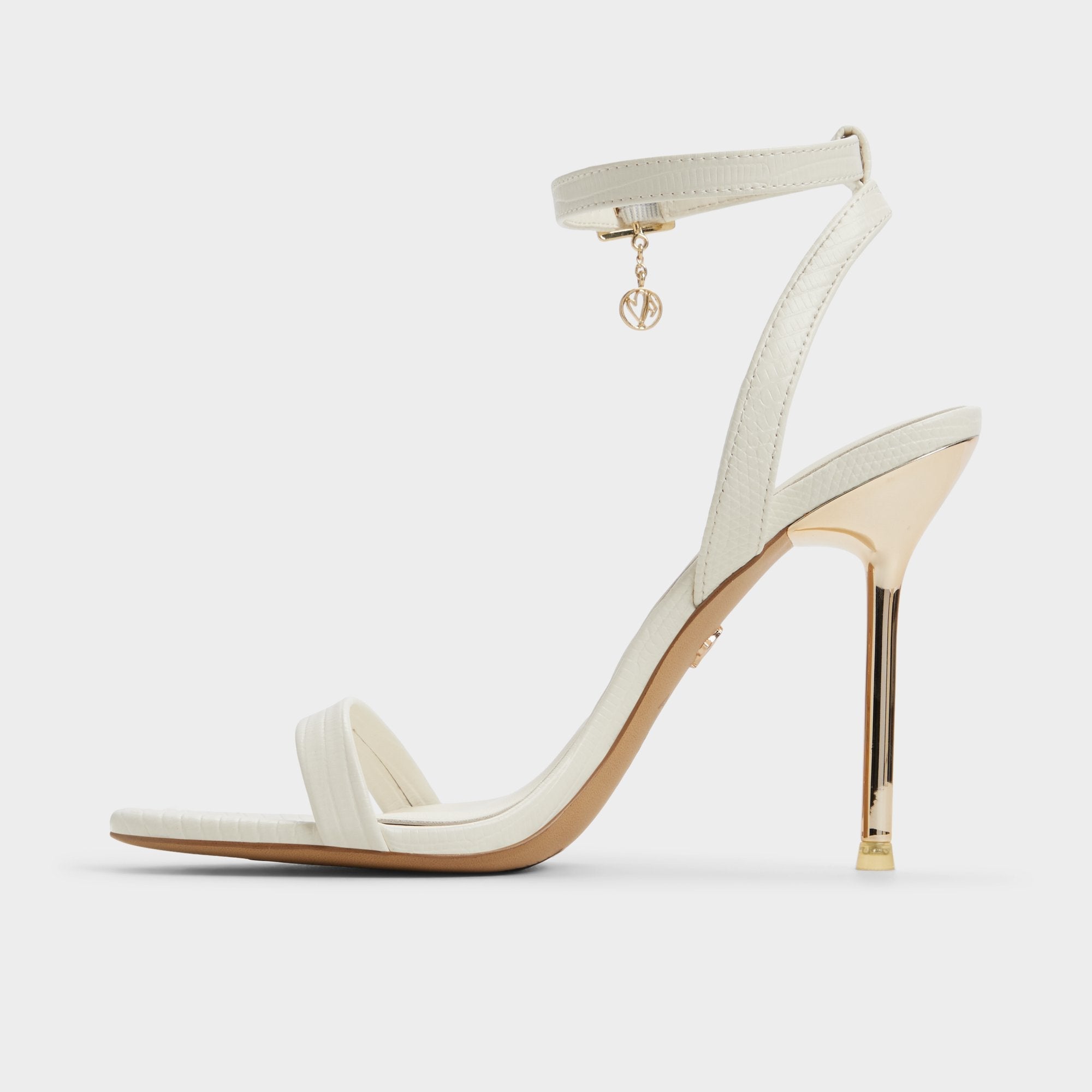 Maristou White Women's Strappy sandals - Heeled sandal Stiletto heel