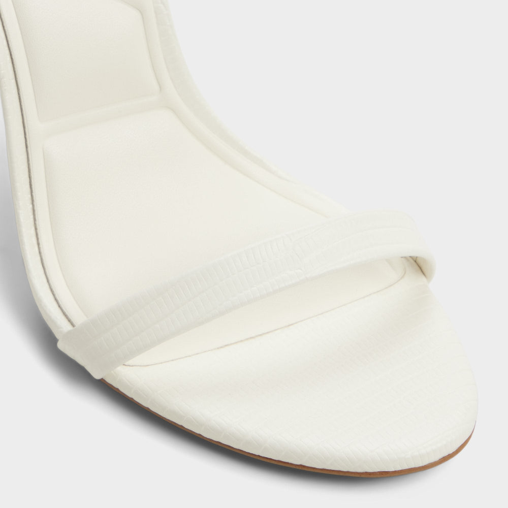 Maristou White Women's Strappy sandals - Heeled sandal Stiletto heel