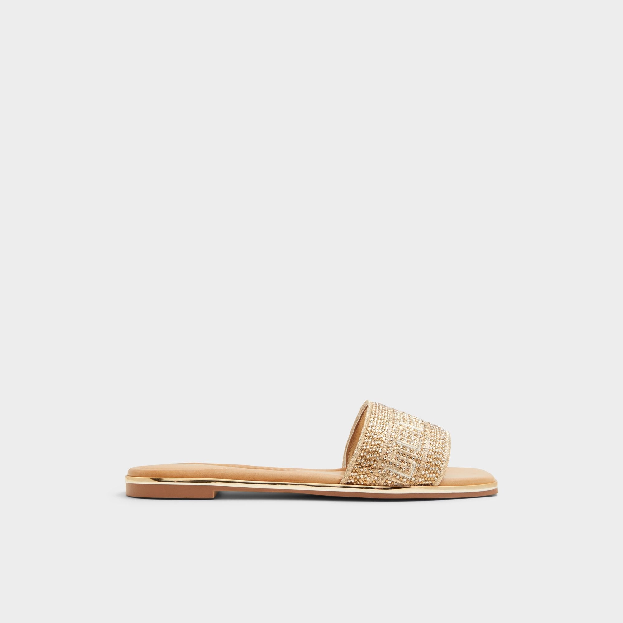 Oceania Gold Women's Flats - Slide sandal