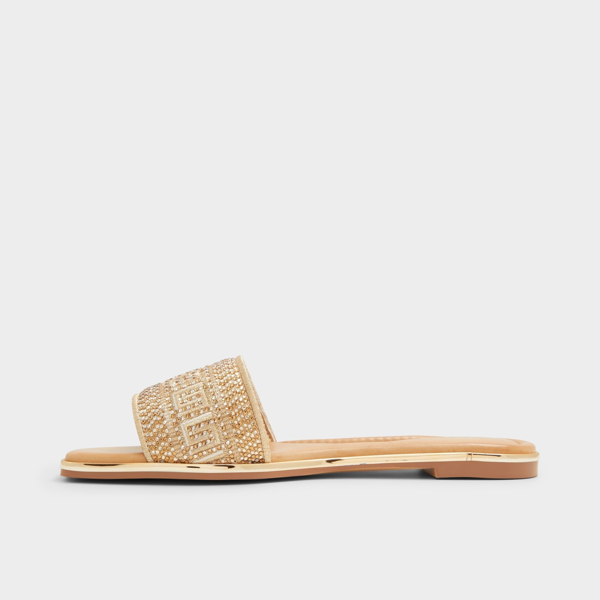 Oceania Gold Women's Flats - Slide sandal
