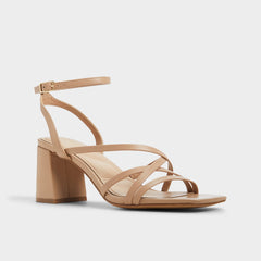 Block heel Esther Tan Women's Block heels - Strappy heeled sandal