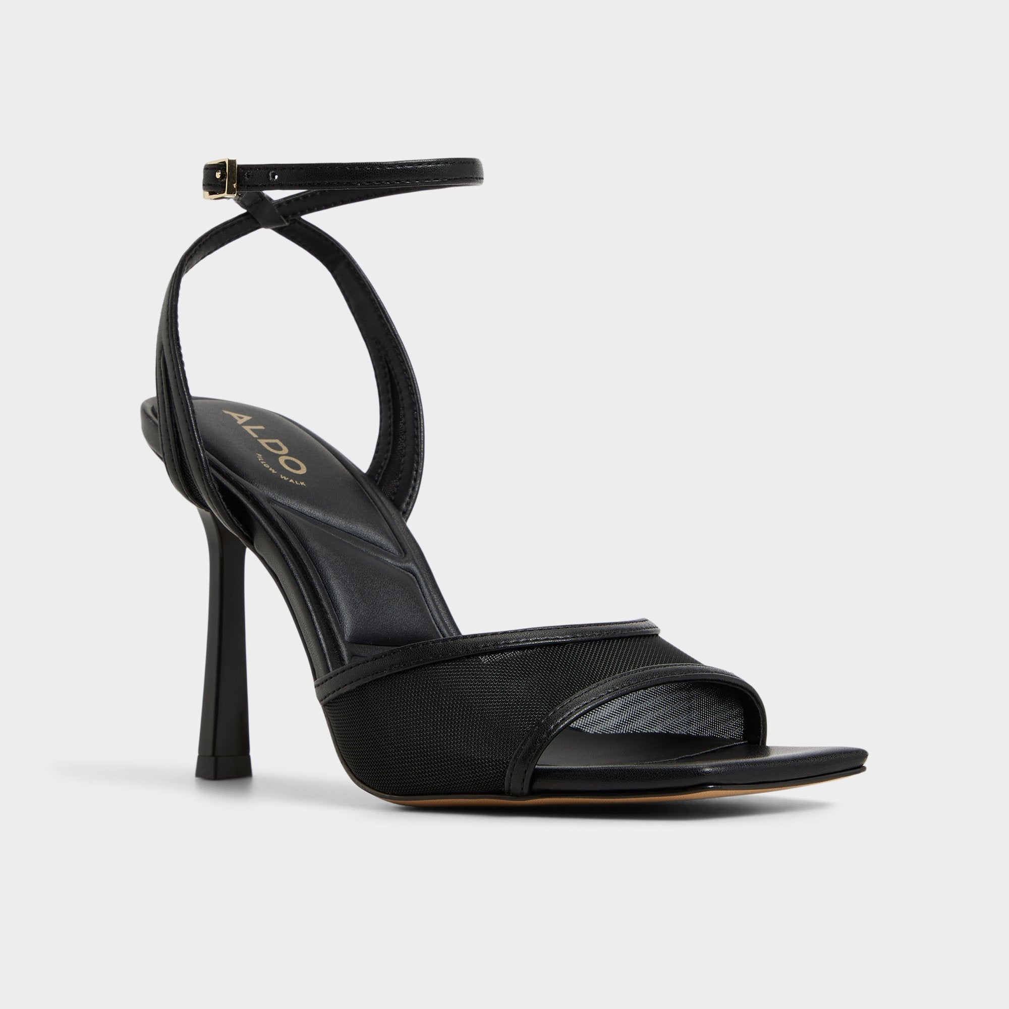 Sharra in Black 14119591 - Strappy heeled sandal Stiletto heel