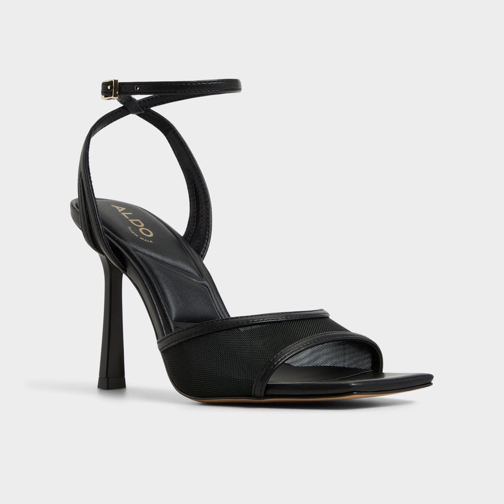 Sharra in Black 14119591 - Strappy heeled sandal Stiletto heel