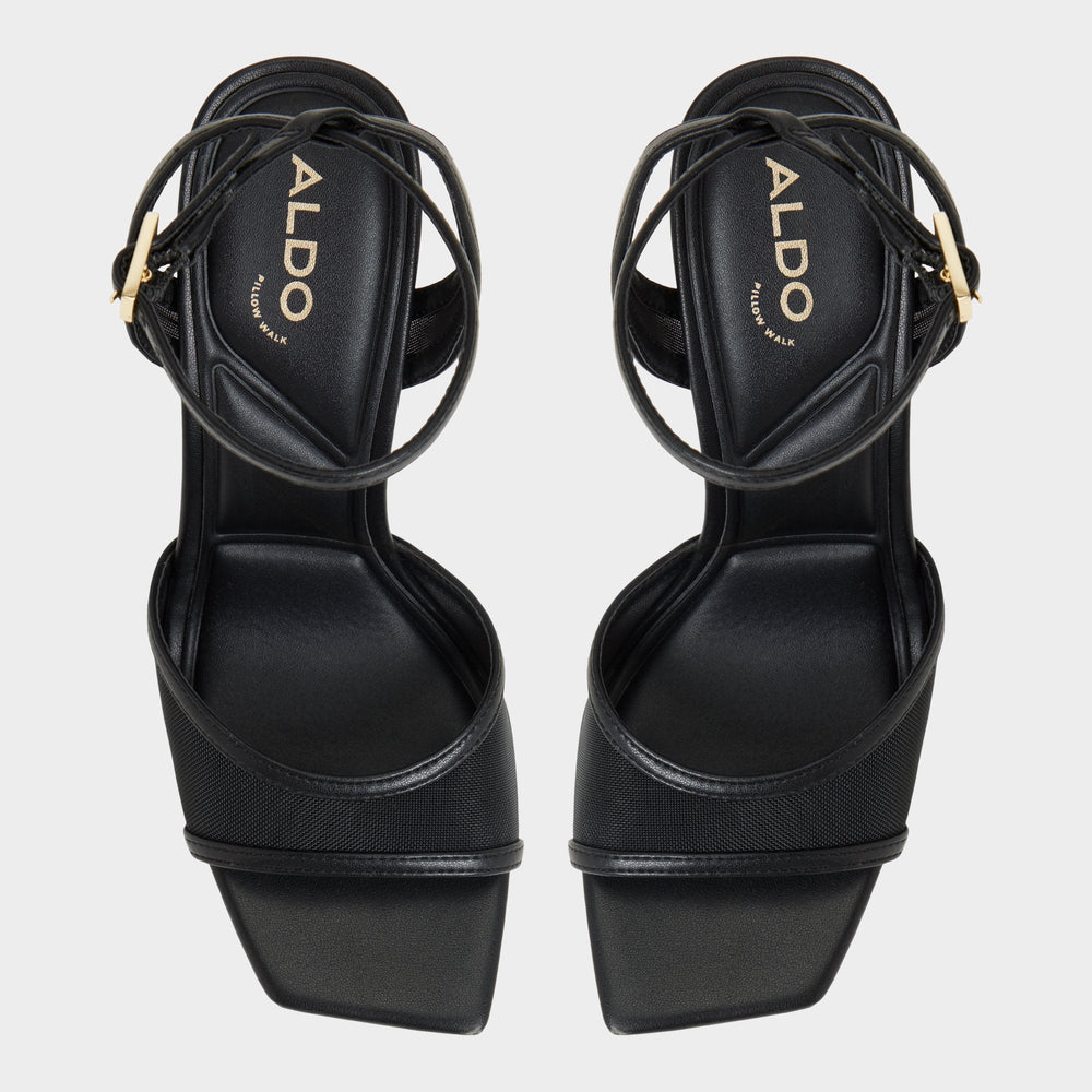 Sharra in Black 14119591 - Strappy heeled sandal Stiletto heel