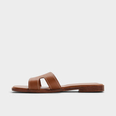 Itsandalb in Medium Brown - Slide sandal