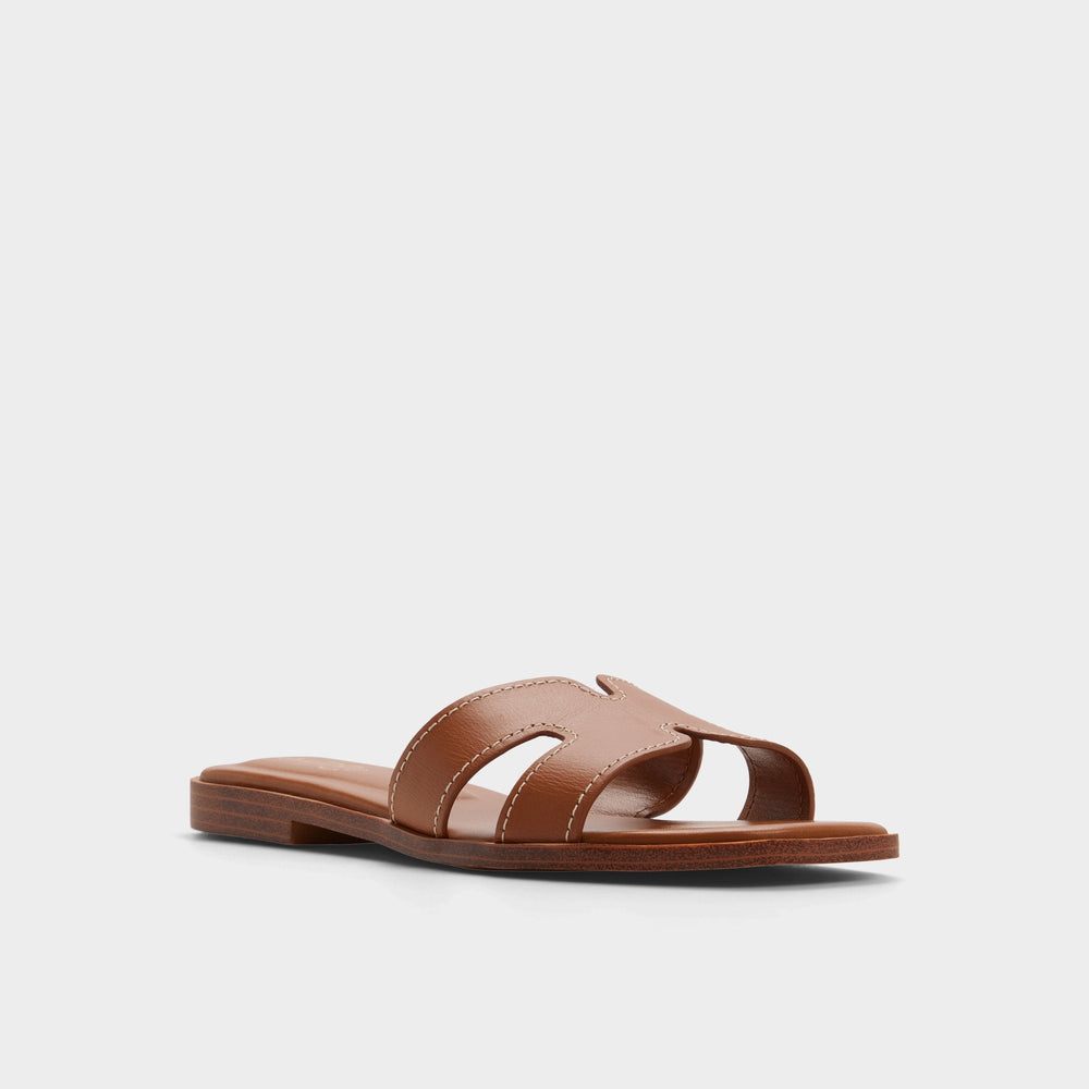 Itsandalb in Medium Brown - Slide sandal