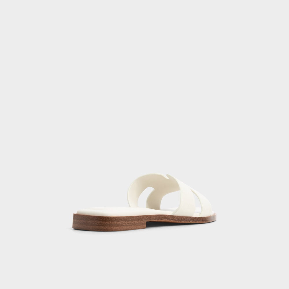 Itsandal White Women's Flats - Slide sandal