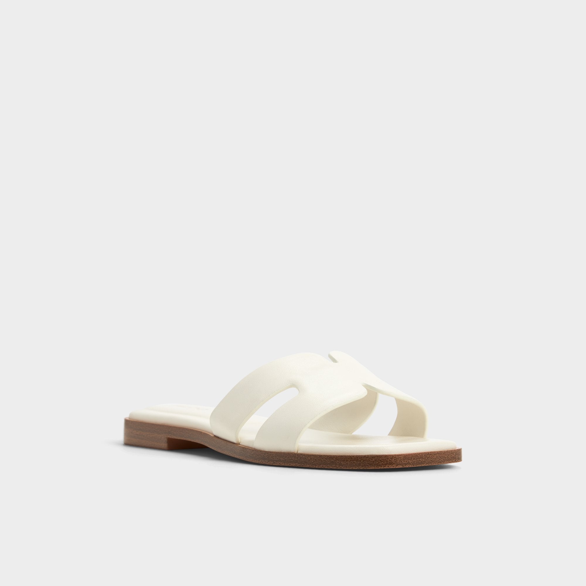Itsandal White Women's Flats - Slide sandal