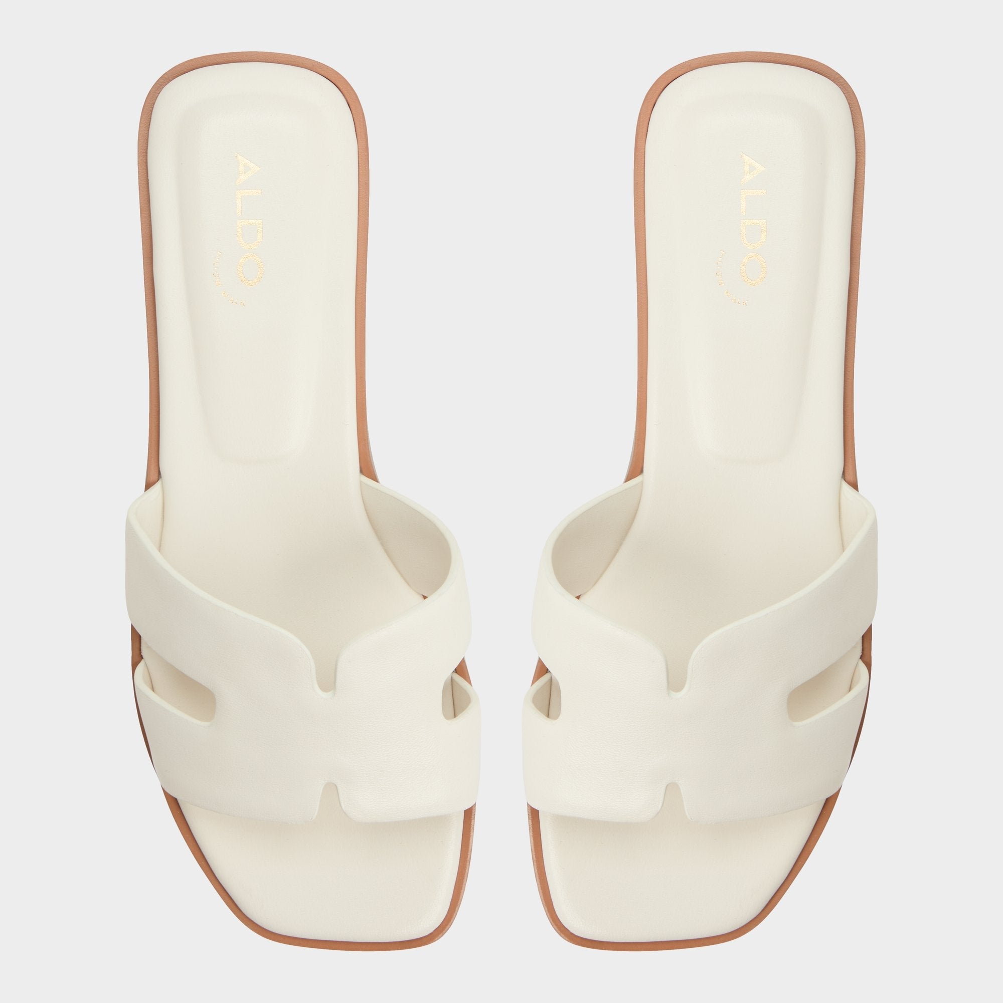 Itsandal White Women's Flats - Slide sandal