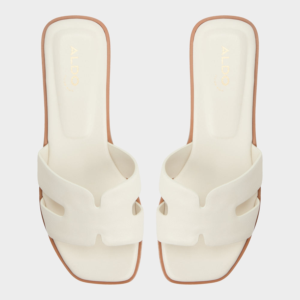 Itsandal White Women's Flats - Slide sandal