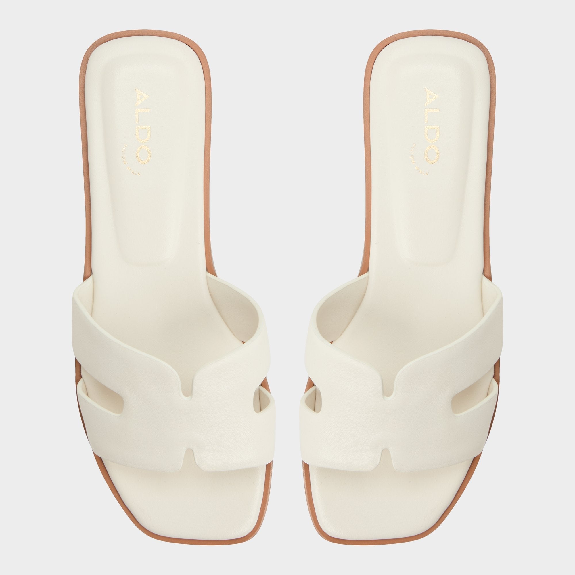 Itsandal White Women's Flats - Slide sandal