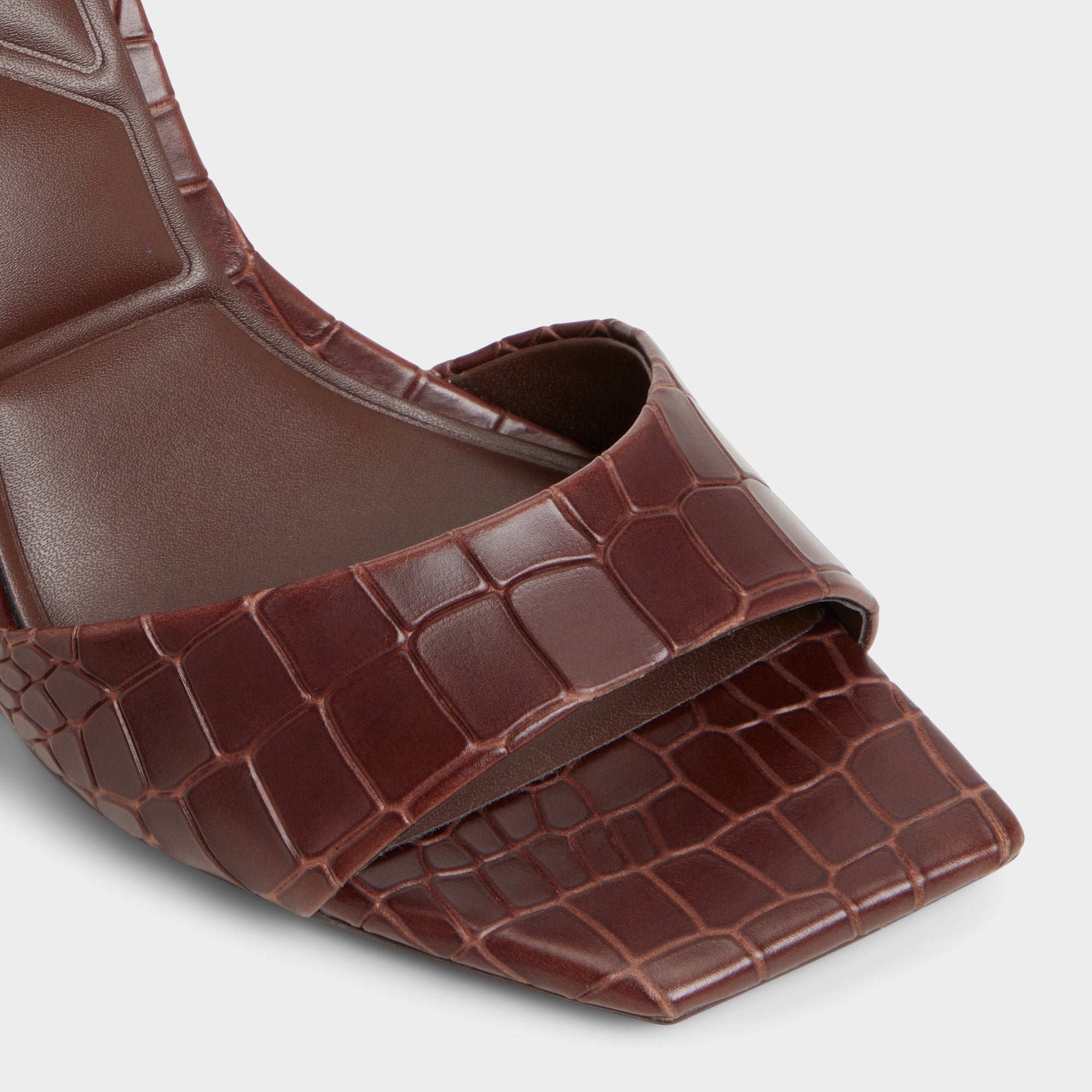 Harmonious in Dark Brown - Strappy heeled sandal