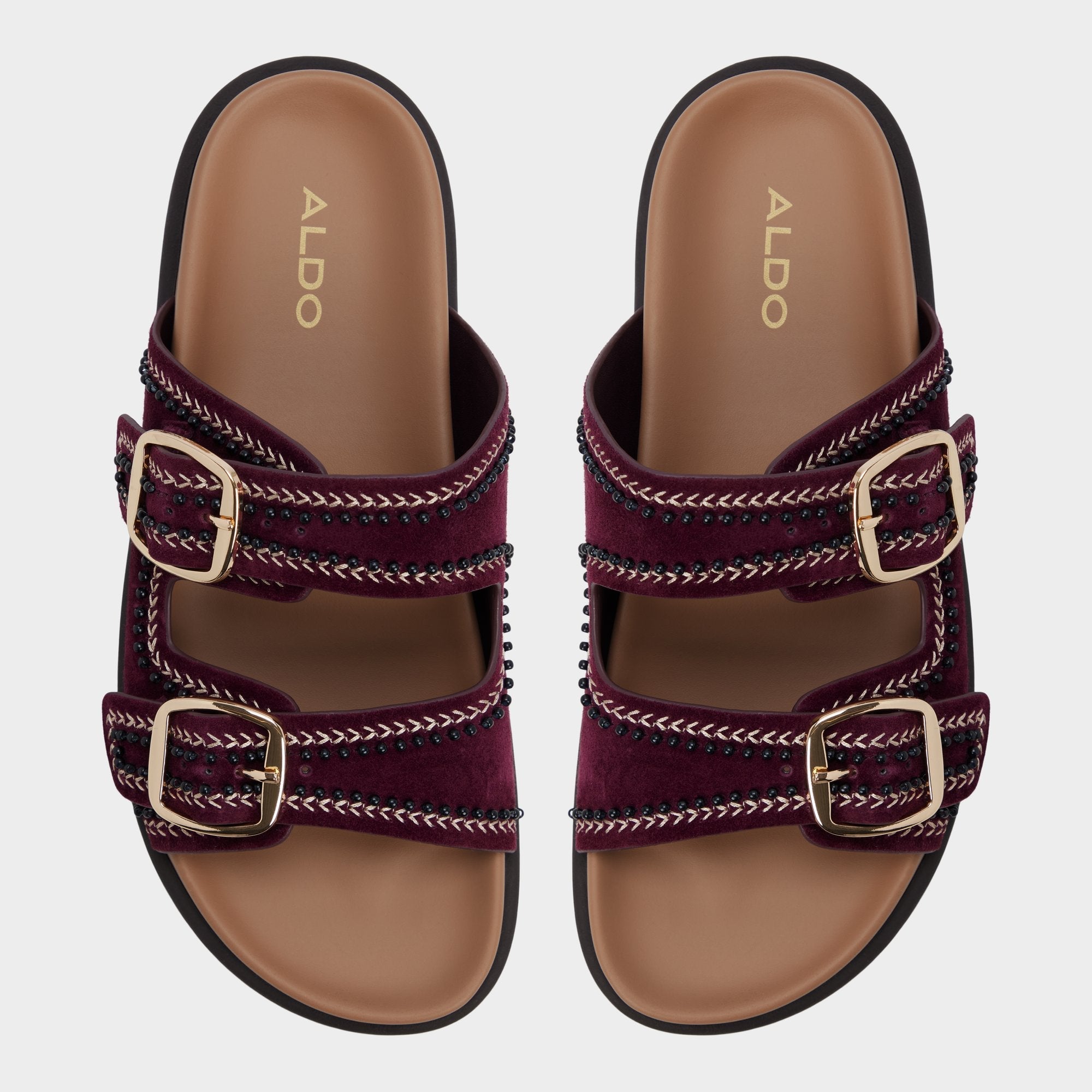 Bohochic in Bordo - Footbed sandal Footbed sandal