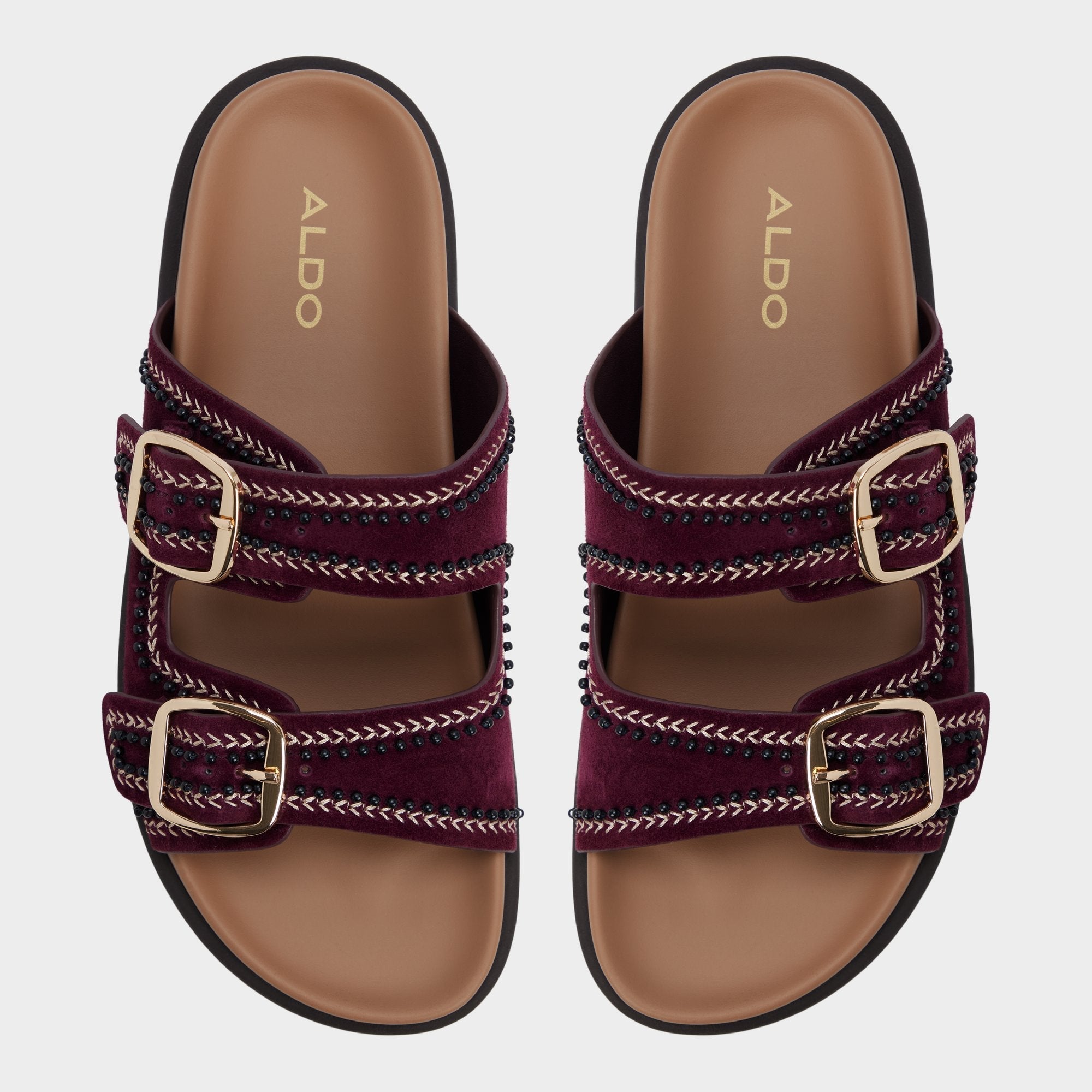 Bohochic in Bordo - Footbed sandal Footbed sandal