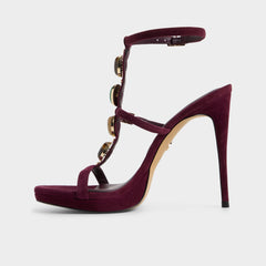 Opalia in Bordo - Strappy heeled sandal Platform