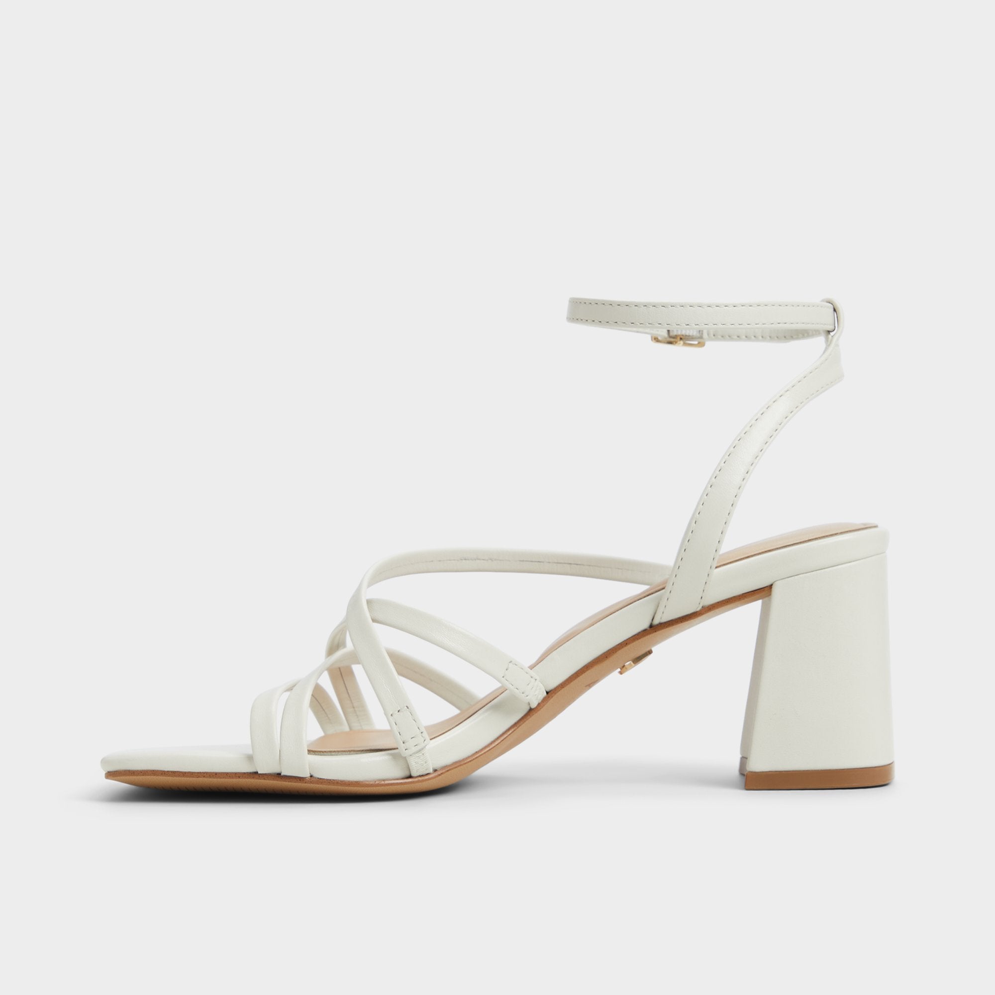 Esther Other White Women's Block heels - Strappy heeled sandal Block heel