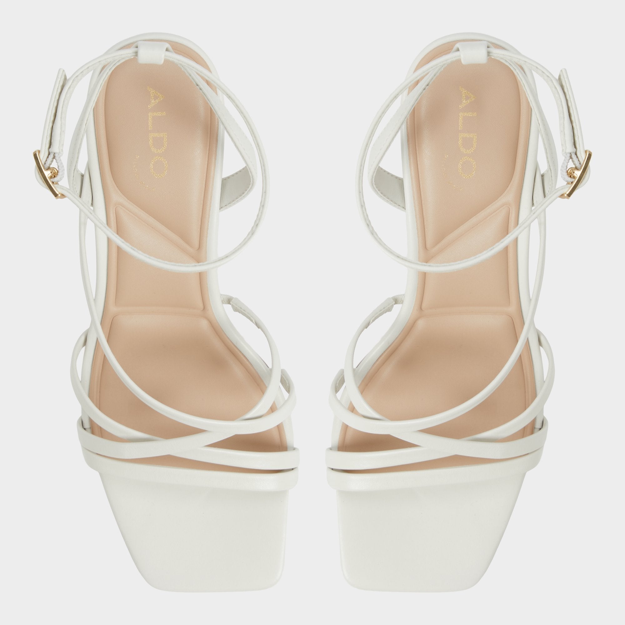 Esther Other White Women's Block heels - Strappy heeled sandal Block heel