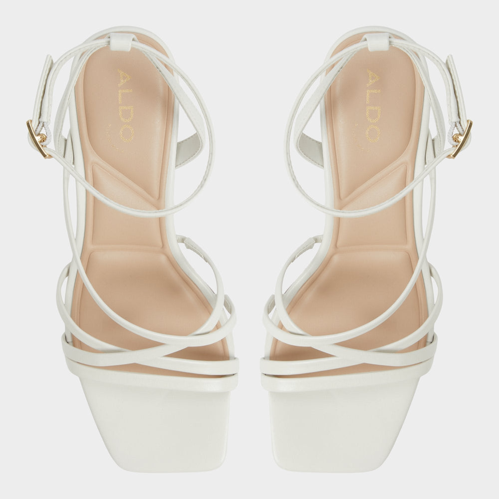 Esther Other White Women's Block heels - Strappy heeled sandal Block heel