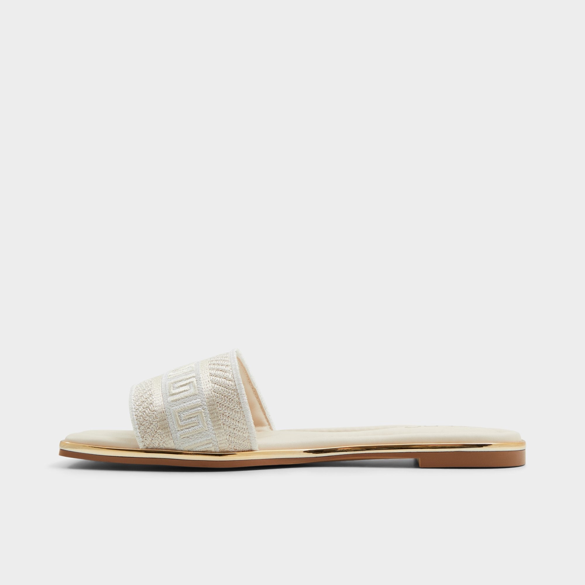 Oceania in Other Beige - Slide sandal
