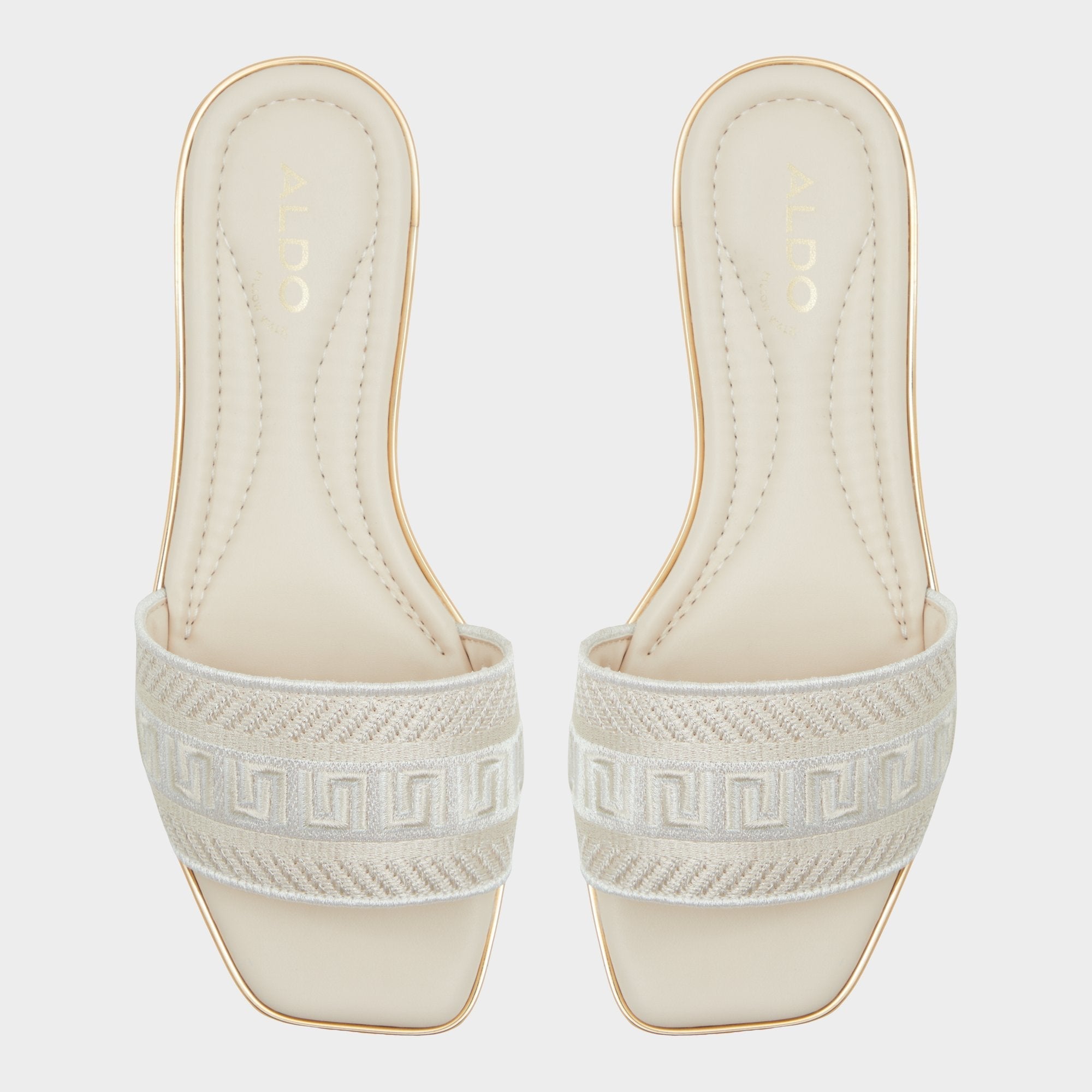 Oceania in Other Beige - Slide sandal