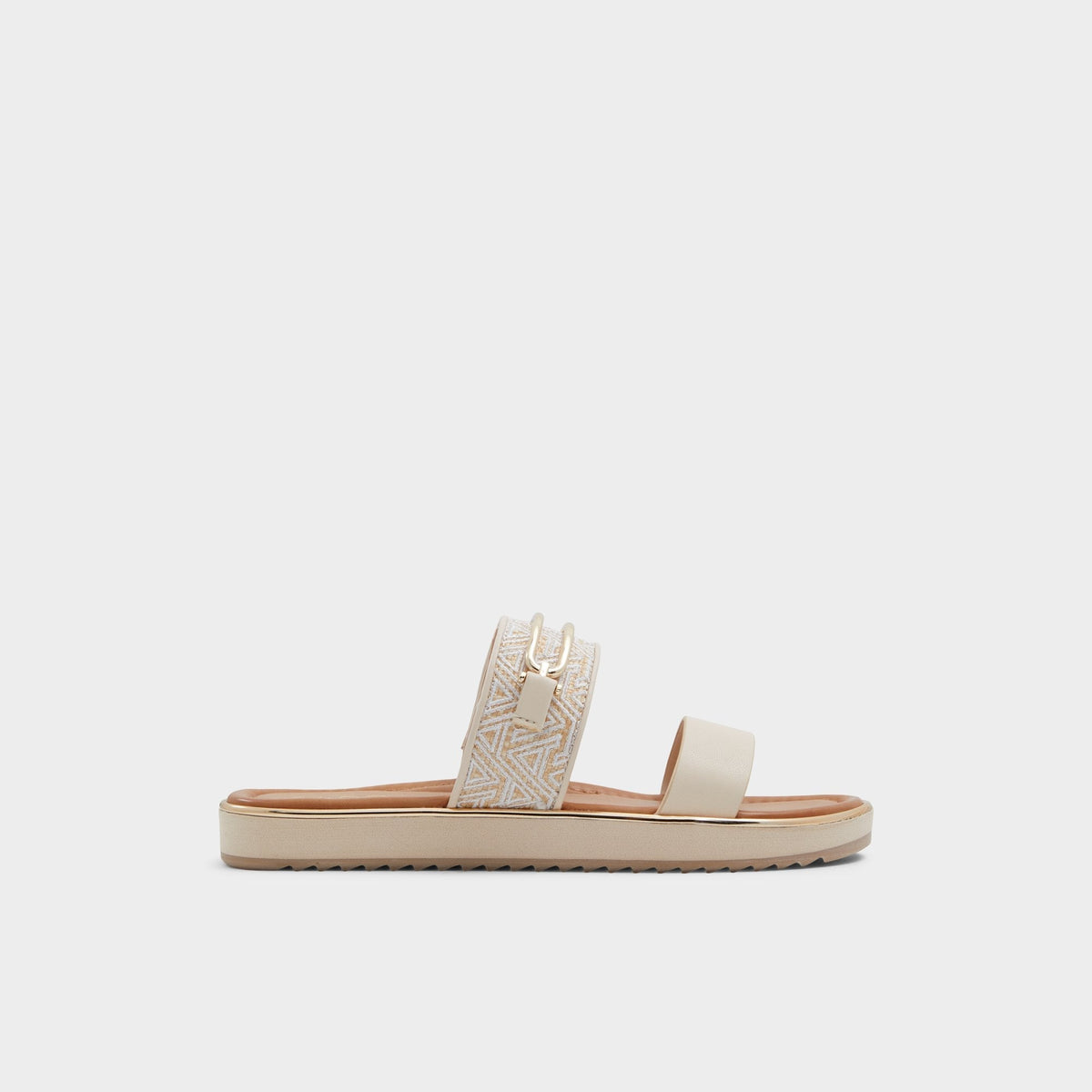 Footbed sandal Lagoon Other Beige Synthetic Print Women's Footbed sandals - Slide sandal