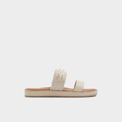 Footbed sandal Lagoon Other Beige Synthetic Print Women's Footbed sandals - Slide sandal