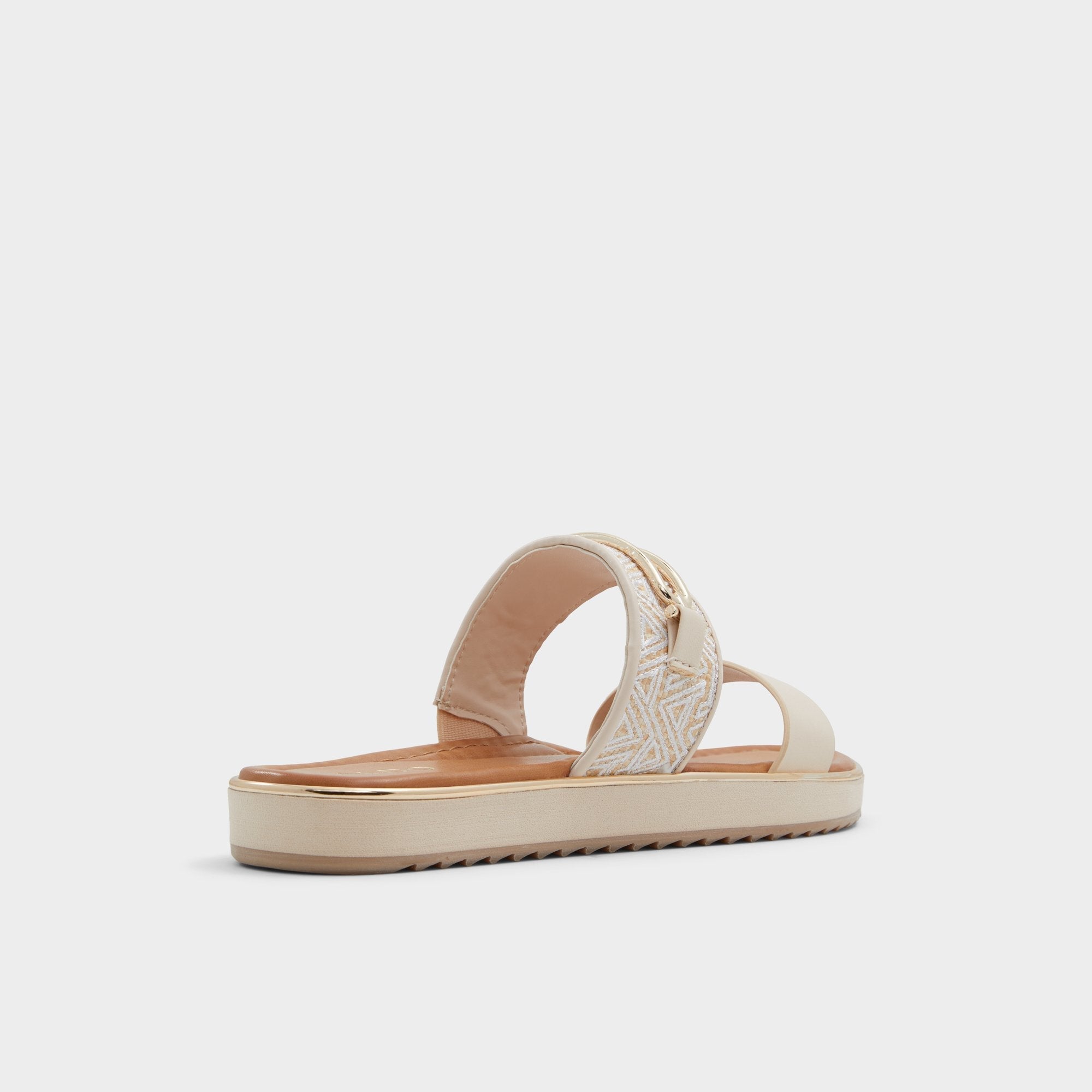 Footbed sandal Lagoon Other Beige Synthetic Print Women's Footbed sandals - Slide sandal