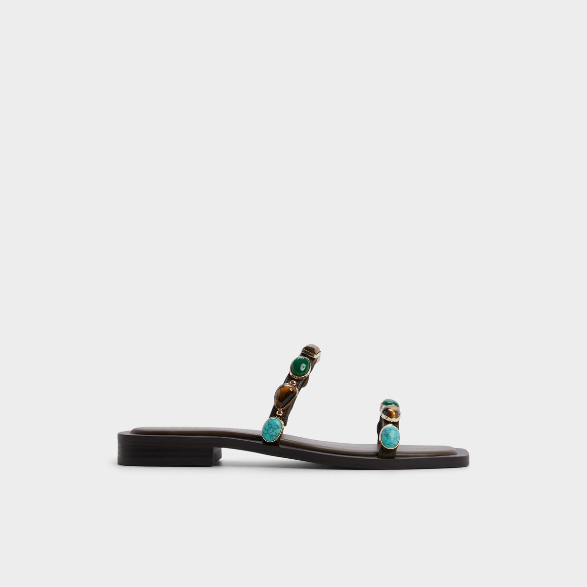 Sapphira in Dark Brown 14189967 - Slide sandal