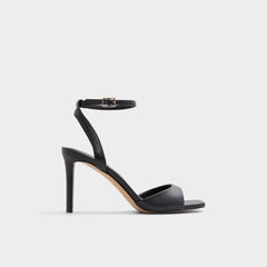 Sake Black Women's Strappy sandals - Strappy heeled sandal