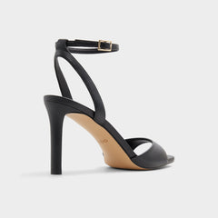 Sake Black Women's Strappy sandals - Strappy heeled sandal